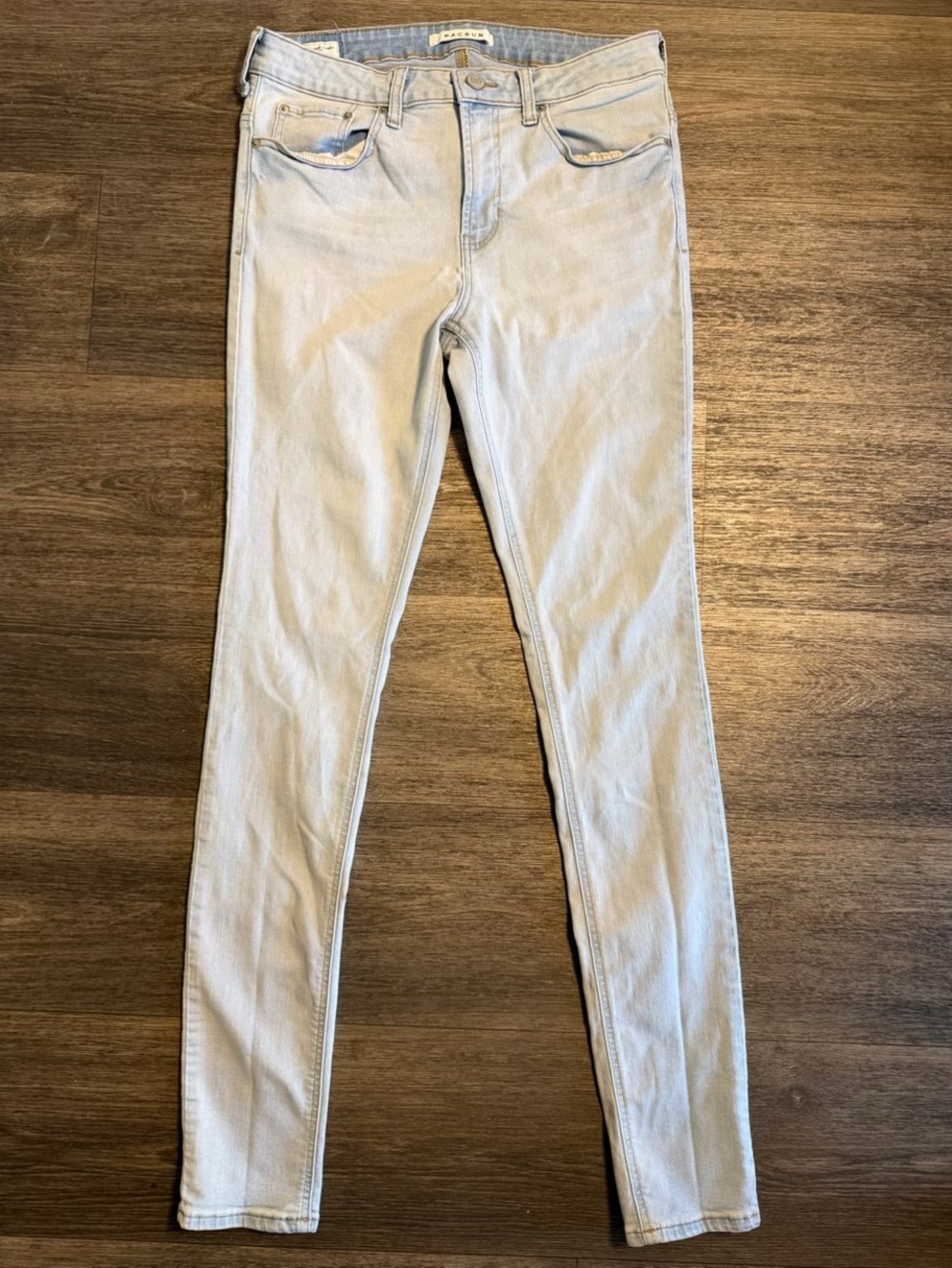 PacSun Light Wash Skinny Jeans in Pale Blue